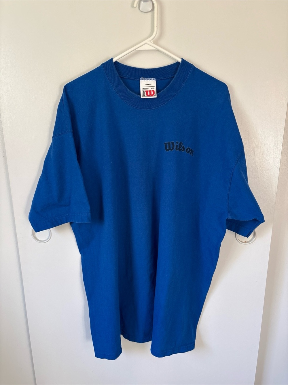 Vintage 90’s Wilson Blue Men’s T-Shirt Sz 2XL  Made In USA